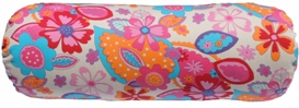 Kakaos Summer Flowers Round Bolster Cover